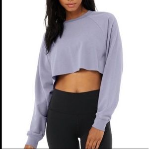 COPY - Alo yoga double take pullover lilac